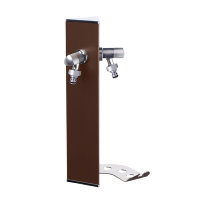 Aquapoint Wassersäule, Wandbefestigung, Aluminium, Modell Triangle