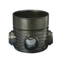 Wavin inspectieput, Tegra 600, 3x manchet, pp, exclusief deksel