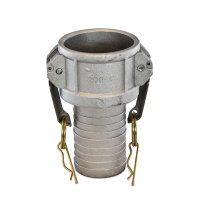 Camlock Schnellkupplung, V-Teil x Schlauchtülle, Aluminium