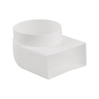 Nedco® pvc overgangsstuk, haaks, type Eco+