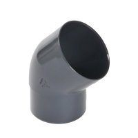 Nicoll Techtan Fallrohr-Bogen 45°, PVC, Klebemuffe x reduziertes Spitzende
