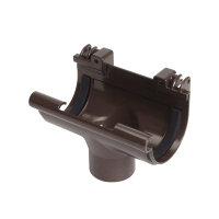 Nicoll gootuitloop, pvc, klem