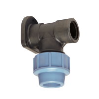 Unidelta muurplaat, klem x binnendraad