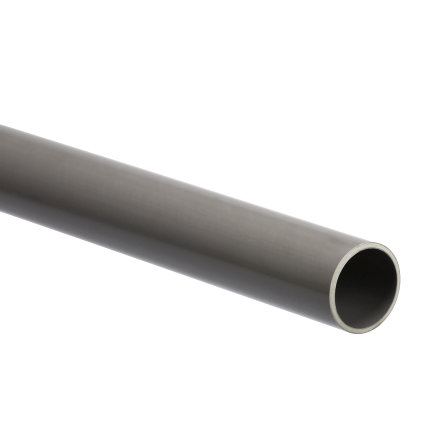 Pipelife Polisan PVC-Abflussrohr mit glatten Enden, grau, RAL7037, SN4, L = 4 m, 32 x 3,0 mm 