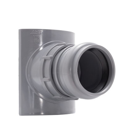 Airfit klemaanboorzadel, pp, klem x manchet, grijs, 90 x 40 mm 