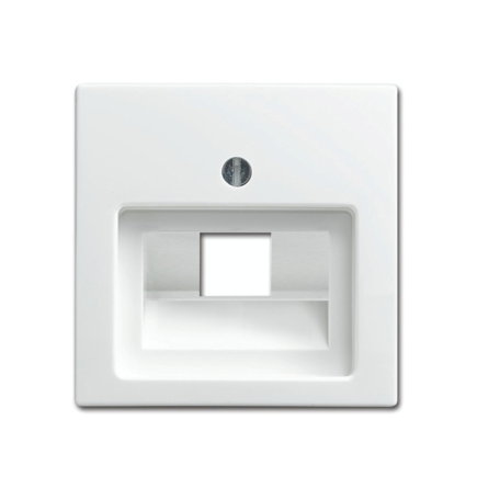 ABB Busch-Jaeger afdekplaat, voor Modular Jack, Balance SI, 1-voudig, alpine wit 