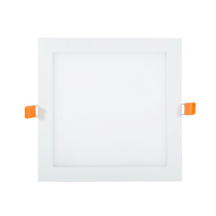 Adurolight® Premium Quality Line platte led downlight, vierkant, Ken, wit, 18 W, 4000 K 