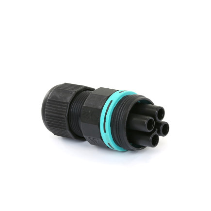 Techno Mini contactstop, 3-polig, aderdiam. 0,5 - 2,5 mm², kabeldiam. 7 - 12 mm, IP68 