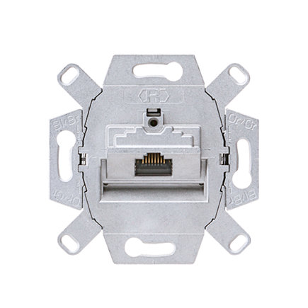 Jung datacontactdoos, inbouw, 1-voudig, RJ45, CAT 6/6A, 2x 8-polig 
