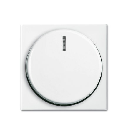 ABB Busch-Jaeger afdekplaat, Balance SI, voor dimmer, met glimlamp, alpin wit 