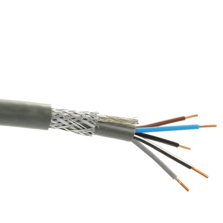 TKF VO-YMvKas installatiekabel (grondkabel), Dca 0,6/1 kV, s2, 5x 2,5 mm² + as2,5, l = max. 500 m