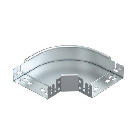 OBO bocht 90°, RBM 90-615, sendzimir verzinkt, klikbaar, b = 150 mm, h = 60 mm 