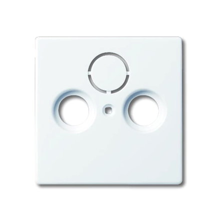 ABB Busch-Jaeger afdekplaat, Future linear, voor coax wandcontactdoos, wit 