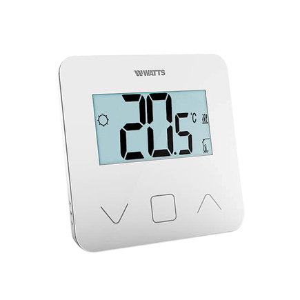 Watts Vision 2.0 digitale LCD touchscreen thermostaat, zonder wifi, type BT-D03 RF, 868 Mhz, wit 