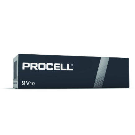 Duracell Procell alkaline batterij, 9 V-block/E, doos à 10 stuks 