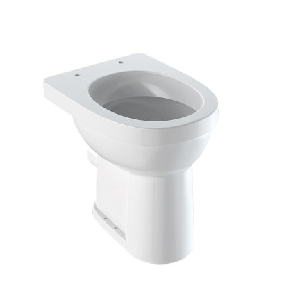 Geberit closetpot, type 300 comfort, 450 x 355 x 470 mm, spoelrand, vlakspoel, verhoogd, PK, wit 