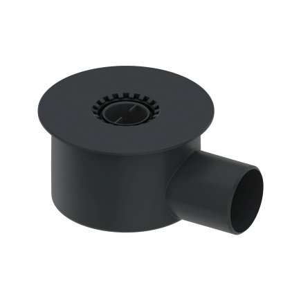 TECEdrainline douchegootafvoer, maximaal, DN70, horizontale afvoer, 1,2 l/s 