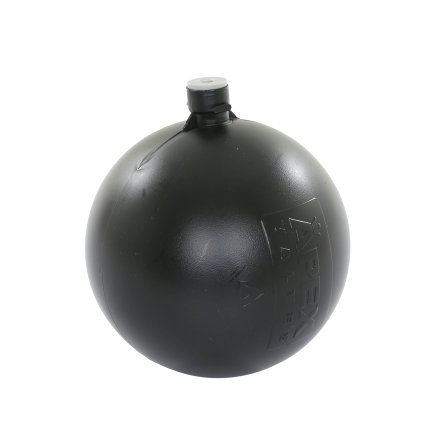 Apex vlotterbal, kunststof, zwart, 150 mm 
