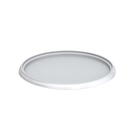 Deksel voor cilindrische emmer, voor type JET 56, wit 