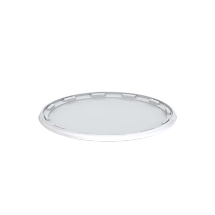 Deksel voor cilindrische emmer, voor type JET 260/300, wit 