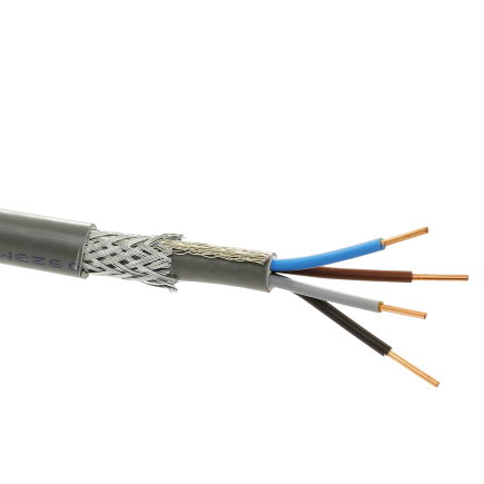TKF VO-YMvKas installatiekabel (grondkabel), Dca 0,6/1 kV, s2, 4x 6 mm² + as6, l = maximaal 500 m