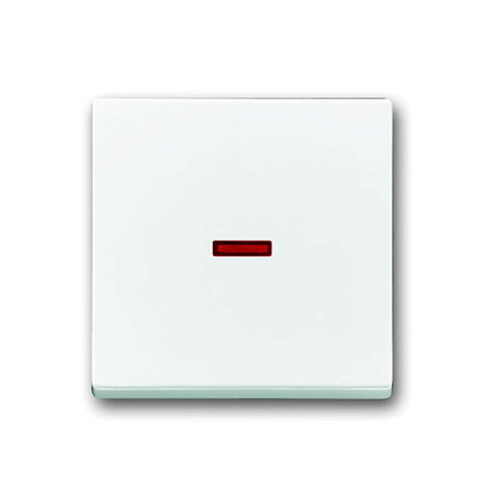 ABB Busch-Jaeger schakelwip met rode lens, Future linear, studio wit 