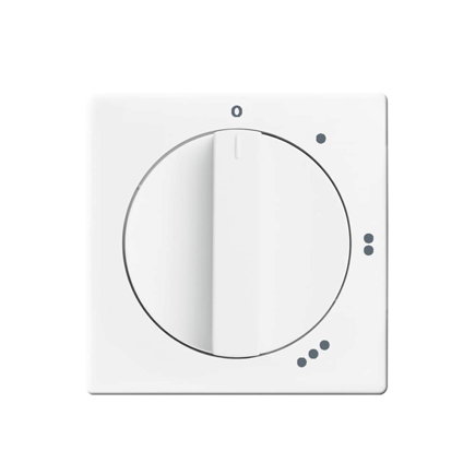 ABB Busch-Jaeger centraalplaat, Future linear, voor 3-standenschakelaar 2710 U, studio wit 