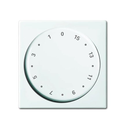 ABB Busch-Jaeger centraalplaat, Balance SI, voor tijdschakelaar, 15 minuten, alpin wit 