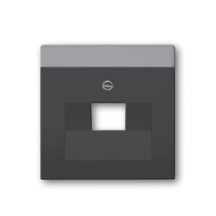ABB Busch-Jaeger afdekplaat, voor Modular Jack, Future linear, 1-voudig, mat zwart 