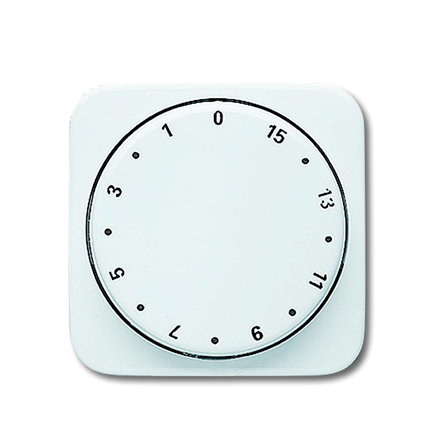 ABB Busch-Jaeger centraalplaat, Reflex SI, voor tijdschakelaar, 15 minuten, alpin wit 