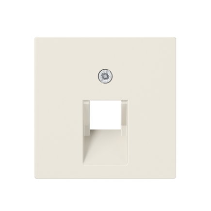 Jung centraalplaat, AS range, voor Modular Jack, 1-voudig, wit 