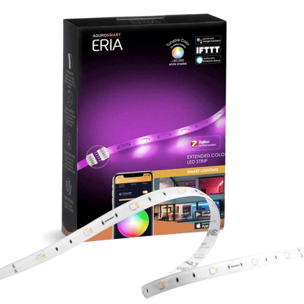 AduroSmart ERIA® led strip, verlengstrip, flexibel, warm tot koud licht + RGB 