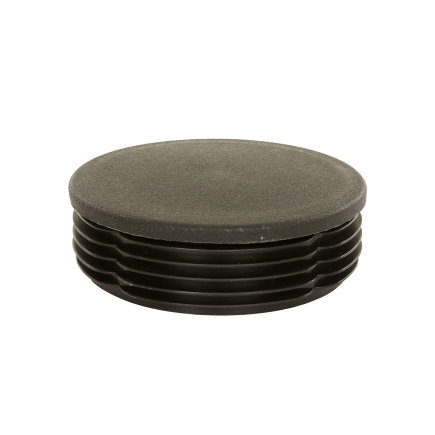 Boden für Brunnenfilter, PE, schwarz, 125 x 4,8 mm 
