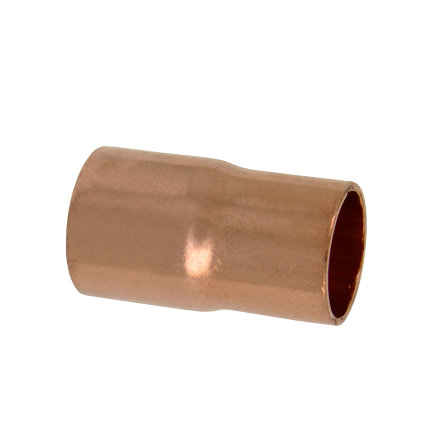 Bonfix soldeer verloopkoppeling, roodkoper, 2x inwendig capillair, Kiwa, Gastec QA, 15 x 12 mm