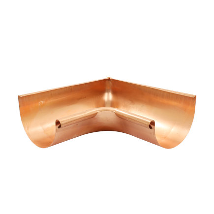 Binnenhoek voor mastgoot, 90&deg;, roodkoper, model M44 
