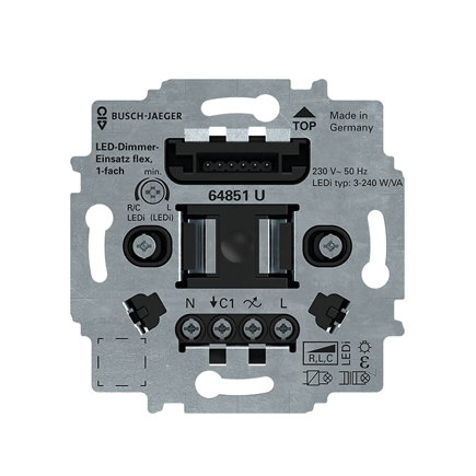 ABB Busch-Jaeger dimmer, tiptoets, 100 W led