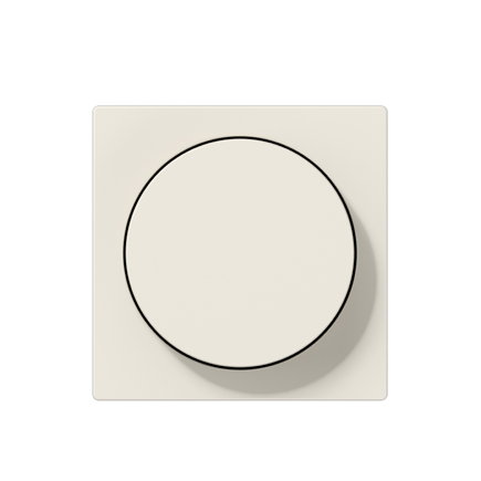 Jung dimmerplaat met knop, voor draaidimmer, A(S) range, wit 