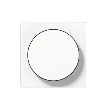 Jung afdekplaat, voor dimmer, AS range, alpine wit 