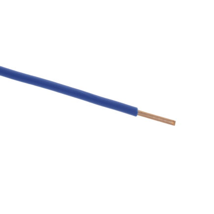 Installatiedraad, VD, Eca, 6 mm², blauw, l = 2,5 m 