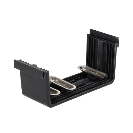 Rawinso verbindingsstuk voor bakgoot, pp, met epdm rubber, antraciet, 120 mm 