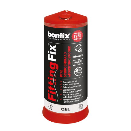 Bonfix schroefdraadafdichting, Fittingfix, ptfe, pot à 175 m