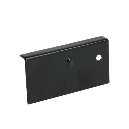 Roval koppelstuk voor daktrim, type Standaard, aluminium, 60 x 45 mm, zwart, RAL 9005 