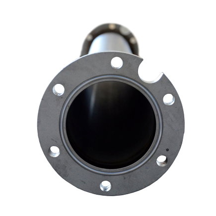 Stijgbuis voor bronpomp, 4", met flenzen, rvs 304, 104 x 2 mm, l = 1 m 