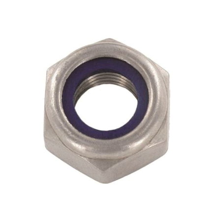 Steelies Ultimate borgmoer, rvs 304, nylon ring, DIN 985, M5, 200 stuks 