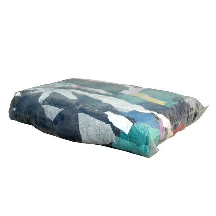 Poetslappen, BTRO, bonte tricot, origineel gesneden, zak &agrave; 5 kg 