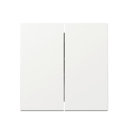 Gira schakelwip, system 55, dubbel, wit 