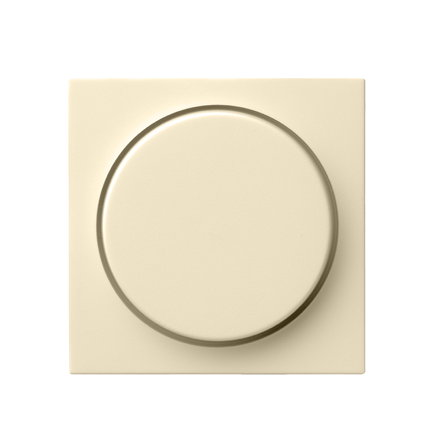 Gira afdekplaat, voor dimmer en elektronische potentiometer, crème 