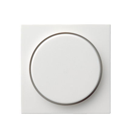 Gira afdekplaat, voor dimmer en elektronische potentiometer, wit 