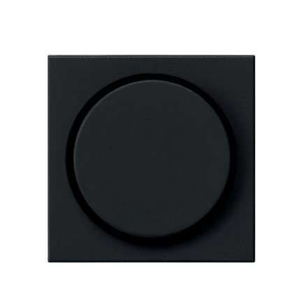 Gira afdekplaat, voor dimmer en elektronische potentiometer, zwart 