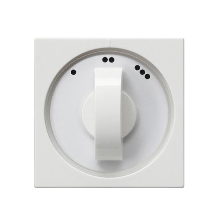 Gira afdekplaat, met draaiknop, 3-standen, wit 